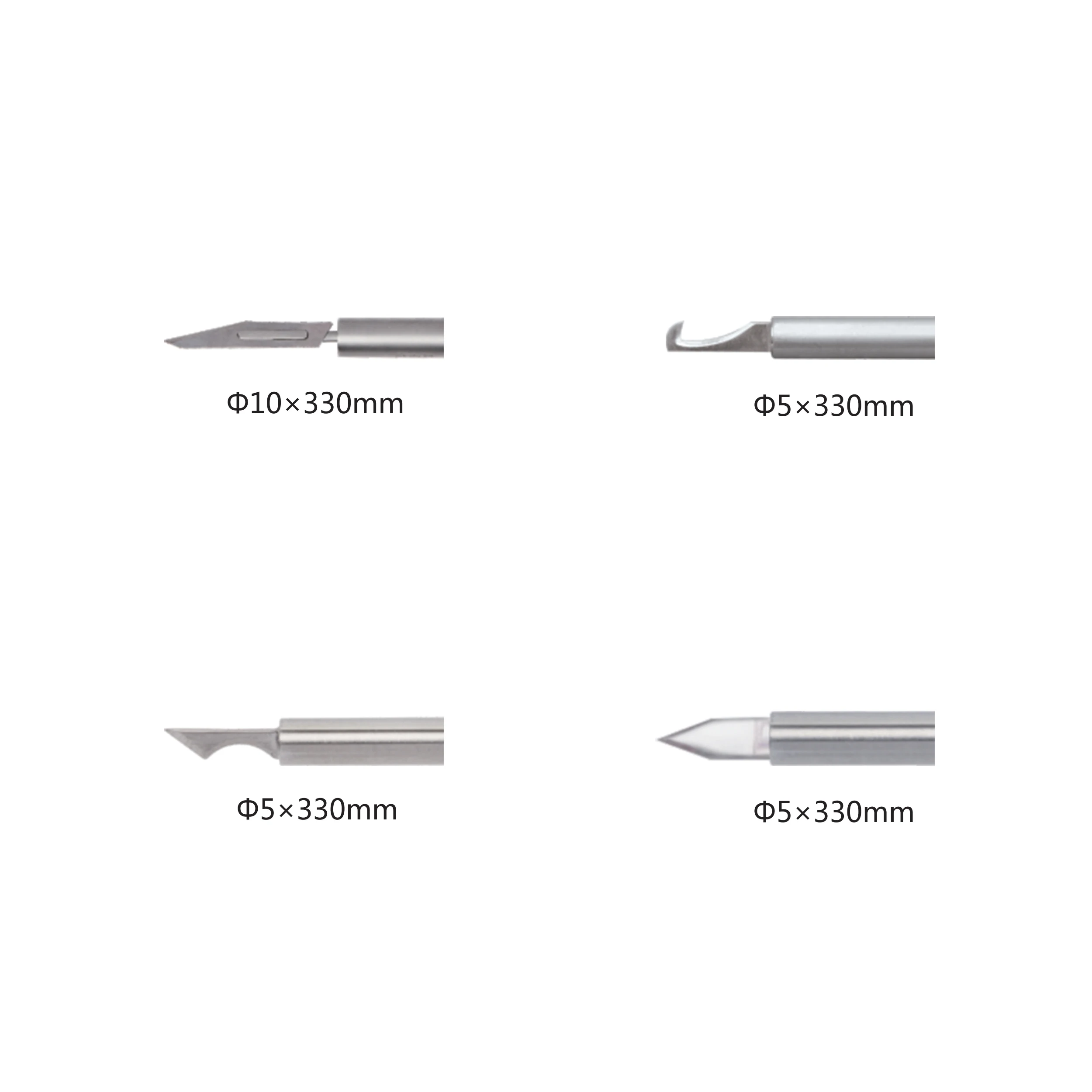 Stainless Steel 5/10*330mm Laparoscopic Bile Duct Knife Essential Equipment for Abdominal Surgery