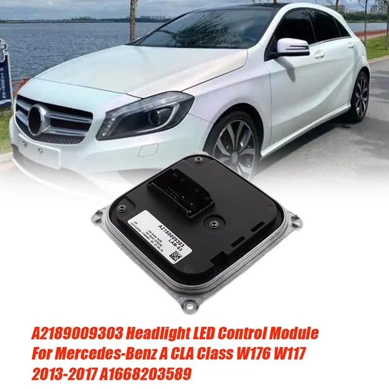 

1 шт., модуль управления для передней фары Mercedes-Benz A CLA Class W176 W117 2014-2016 A1668203589