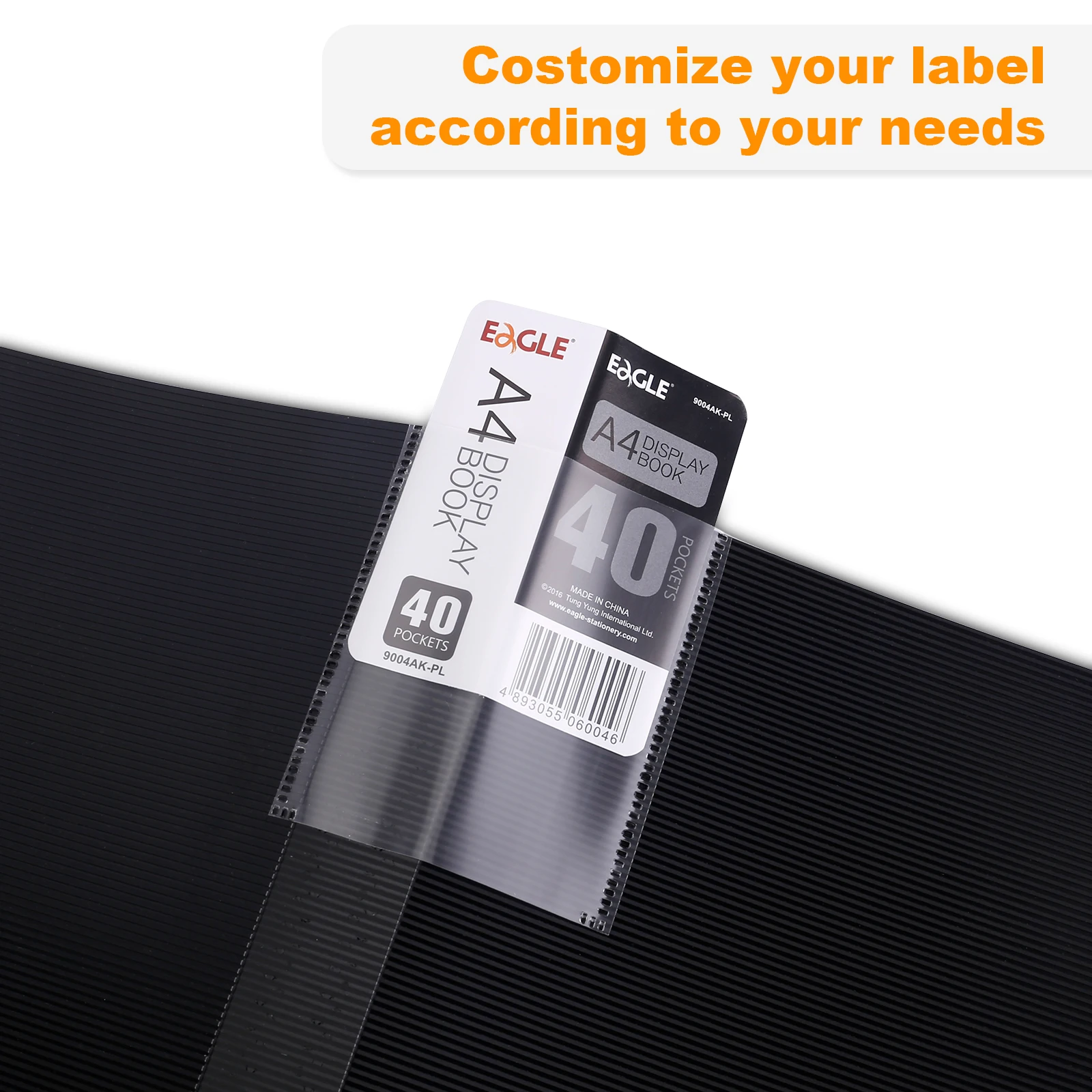 A4 Display Book 40-Pocket Art Portfolio Folder Displays 80-Page Artwork Photo Document Certificates