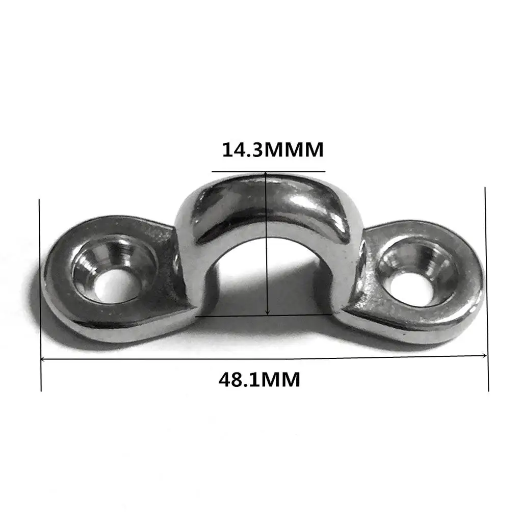 Occhio per kayak Anello di ancoraggio marino in acciaio inossidabile per legare il baldacchino Accessori per barche per la pesca