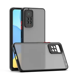 Skin Feel Matte Hard Case On For Xiaomi Redmi Note 11 4G Note 11s Note11 Pro 4G 11T 5G Global Shockproof Silicone Phone Cover