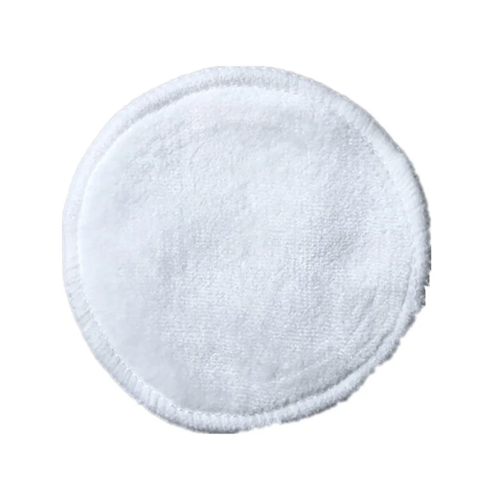 8Pcs Washable Makeup Remover Pads Ecofriendly Reusable Facial Cotton 8cm Soft Face Cleansing Pads Remove Cosmetics Sunscreen and