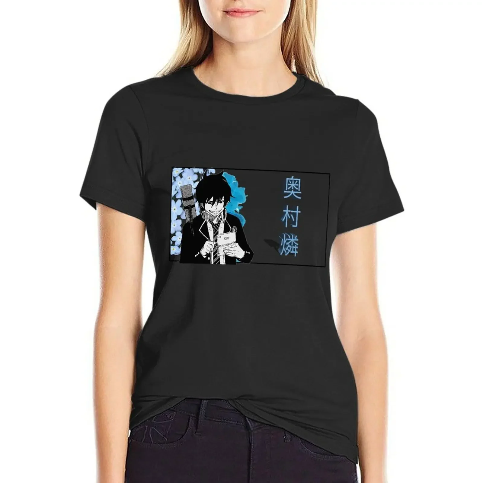 Rin Okumura - Blue Exorcist T-Shirt female plus size tops anime clothes new edition t shirts for Women