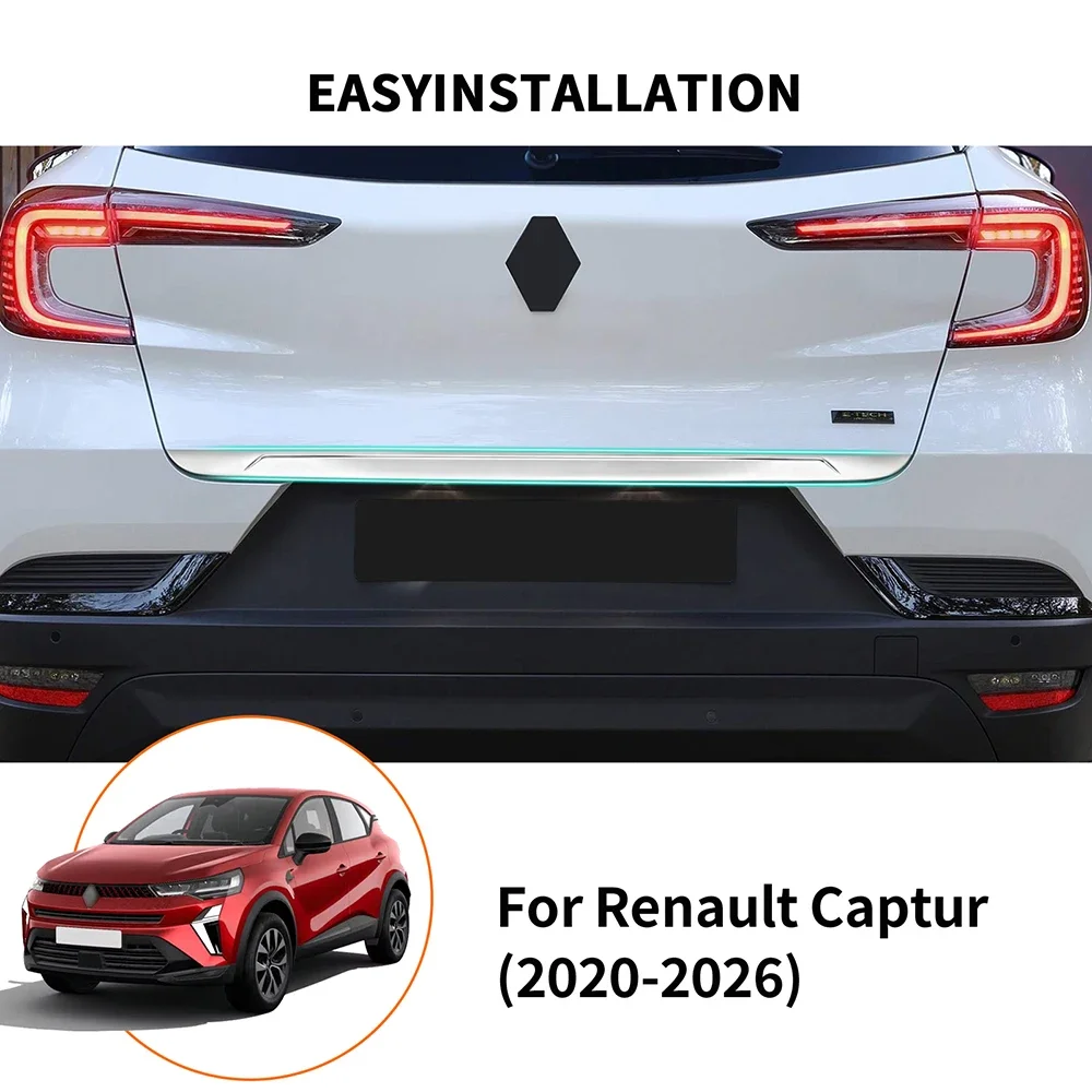 For Renault Karbin 2020 2021 2022 2023 2024 2026 Car Tailgate Trim Strip Anti-Scratch Decoration Protective Interior Accessories