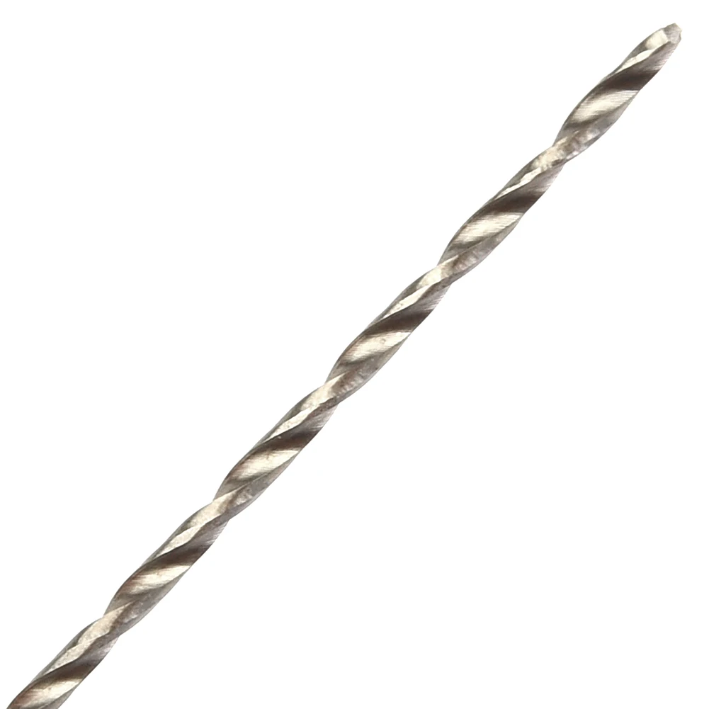 Elegante punta da trapano lucida punta da trapano metrica s accessori plastica alluminio lunghezza 160mm argento gambo dritto