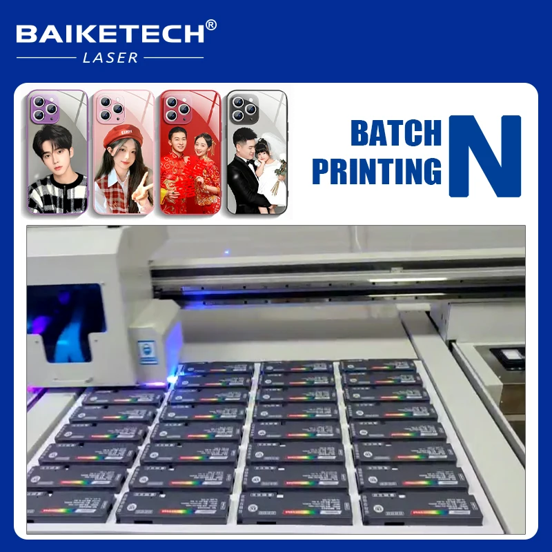 High Resolution 0.3×0.6m UV Flatbed Inkjet Printer, LED UV Curing Printer, Custom Logo Print on Phone Cases, Gifts & Flat Surfac
