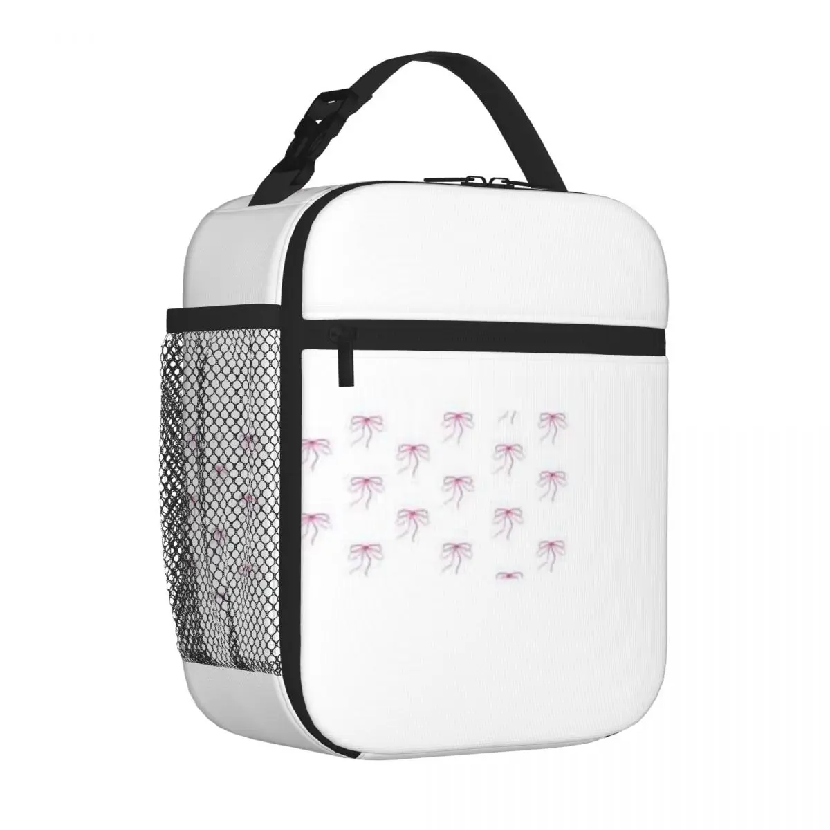 Bestselling Girly Cup - Cute Bows Design 3D Stereo Shoulder Lunch Bag Office Break Lunch Bag