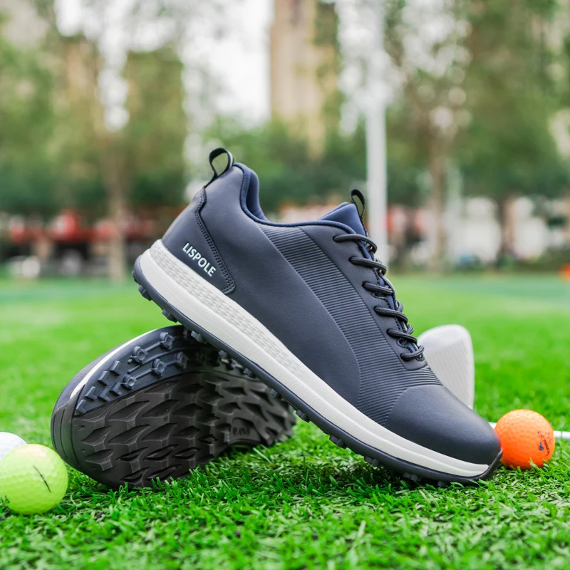 Men Golf Shoes Waterproof Microfiber Anti-collision Toe Outdoor Competition Sports Sneakers size 39-47