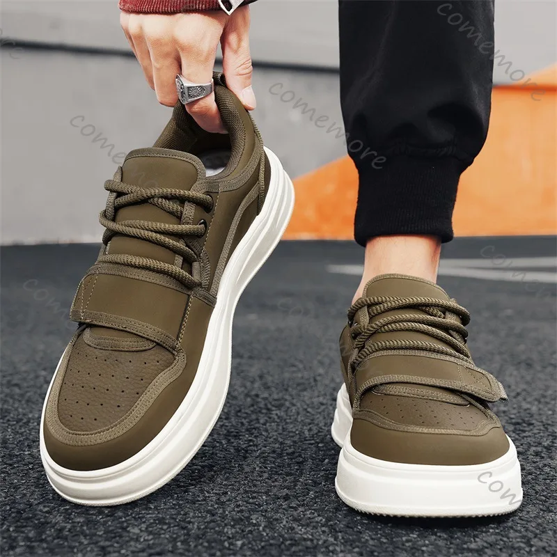 Men Comfortable Walking Sport Shoes New Trendy Lightweight Breathable Non Slip Chunky Casual Sneakers Male Outdoor Footwears