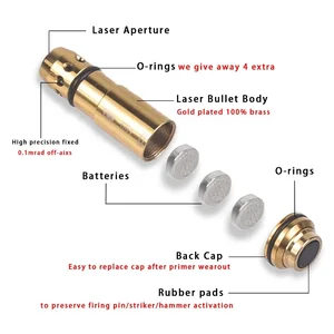غلوك التكتيكي 43 تدريب رصاصة ليزر 9 مم 9 × 19 مم تتحمل غطاء البصر ضغط حرق جاف 17 19 برج الثور G2C.223REM الأحمر ليزر Boresighter أعلى 8 مبيعات G2C مصباح يدوي - رقم 1