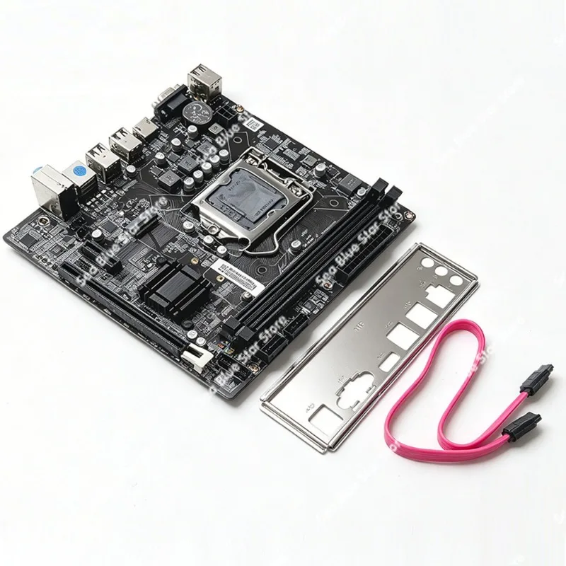 New H61 Main Board LGA1155 Pin DDR3 Memory Desktop Computer Supports Second and Third Generation I3 I5 I7 High Definition HDMI