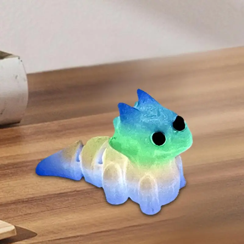 Jouets de dinosaure Triceratops d'impression 3D pour enfants, petit jouet Fidget de dinosaure d'Auckland, figurines d'animaux mignons et brillants