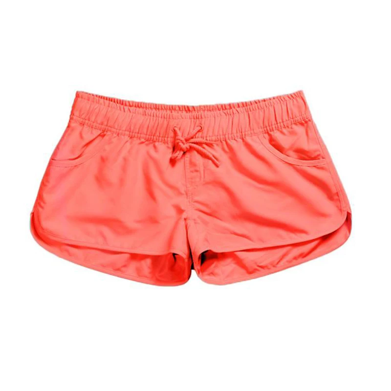 Pantalones cortos informales de verano para mujer, Shorts deportivos transpirables de cintura elástica, holgados, para Yoga y playa