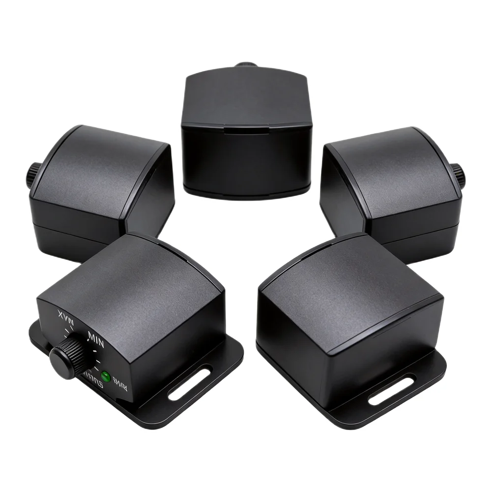 Car for Audio Volume Control Knob Remote 6 Pin For Subwoofer for bass Adjuster Signal Gain Control ABS and Metal Housing