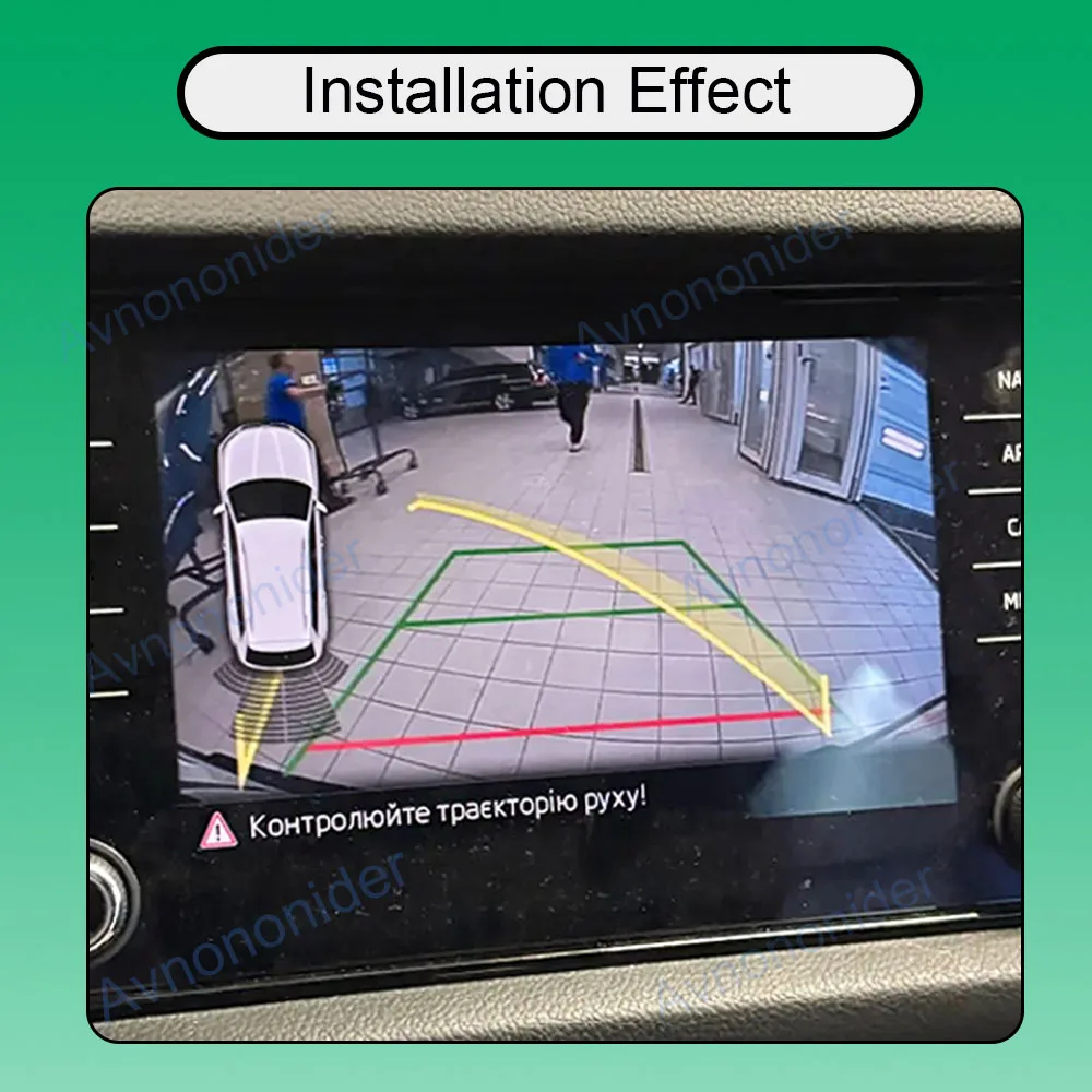 Canbus Dynamic Traject Rückfahrkamera für Skoda Superb Combi Limousine 2015–2025, funktioniert mit MQB-System, HD-Rückfahrkamera – Detail 5
