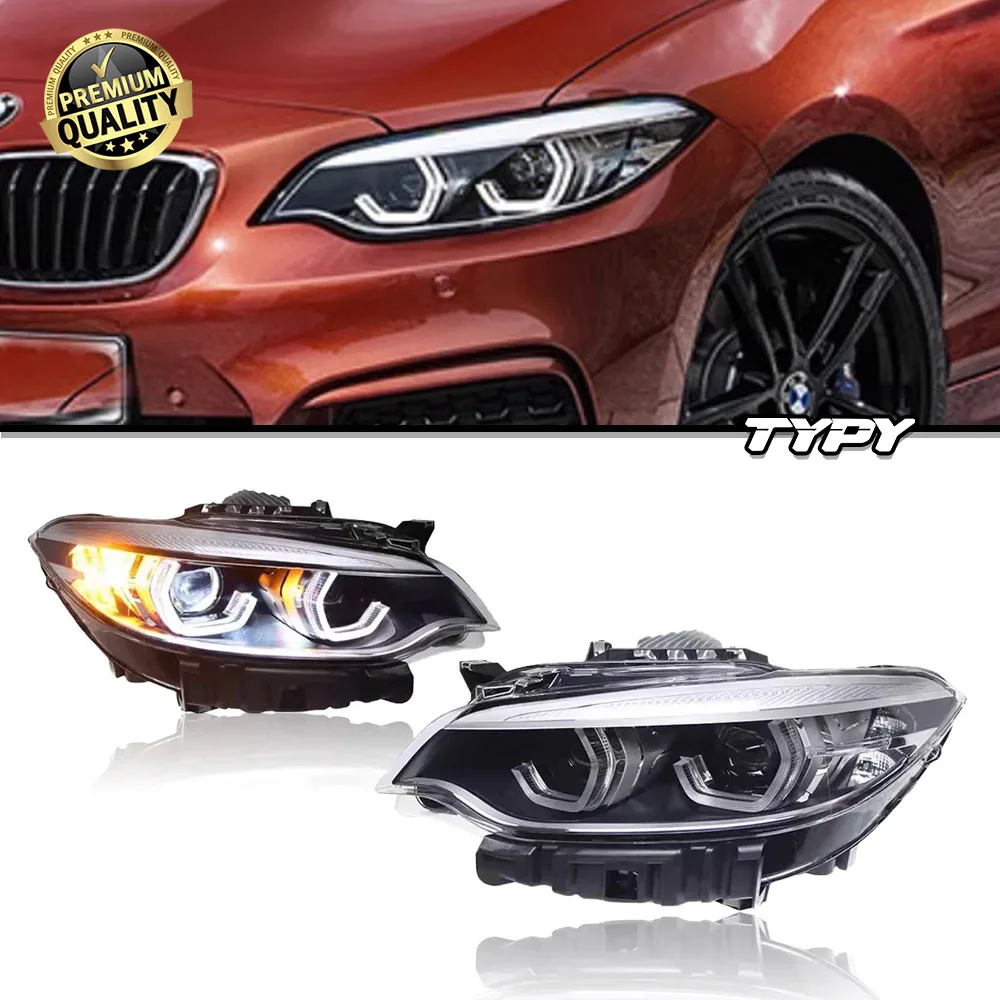 

TYPY LED HeadLights for BMW 2 series F22 F23 14-21 new style led DRL Car head lamp Assembly Signal Modified Lamp
