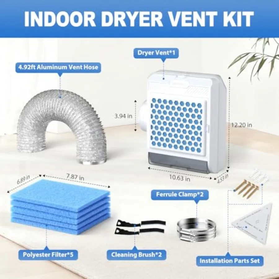 Ventilationssats med filtersystem