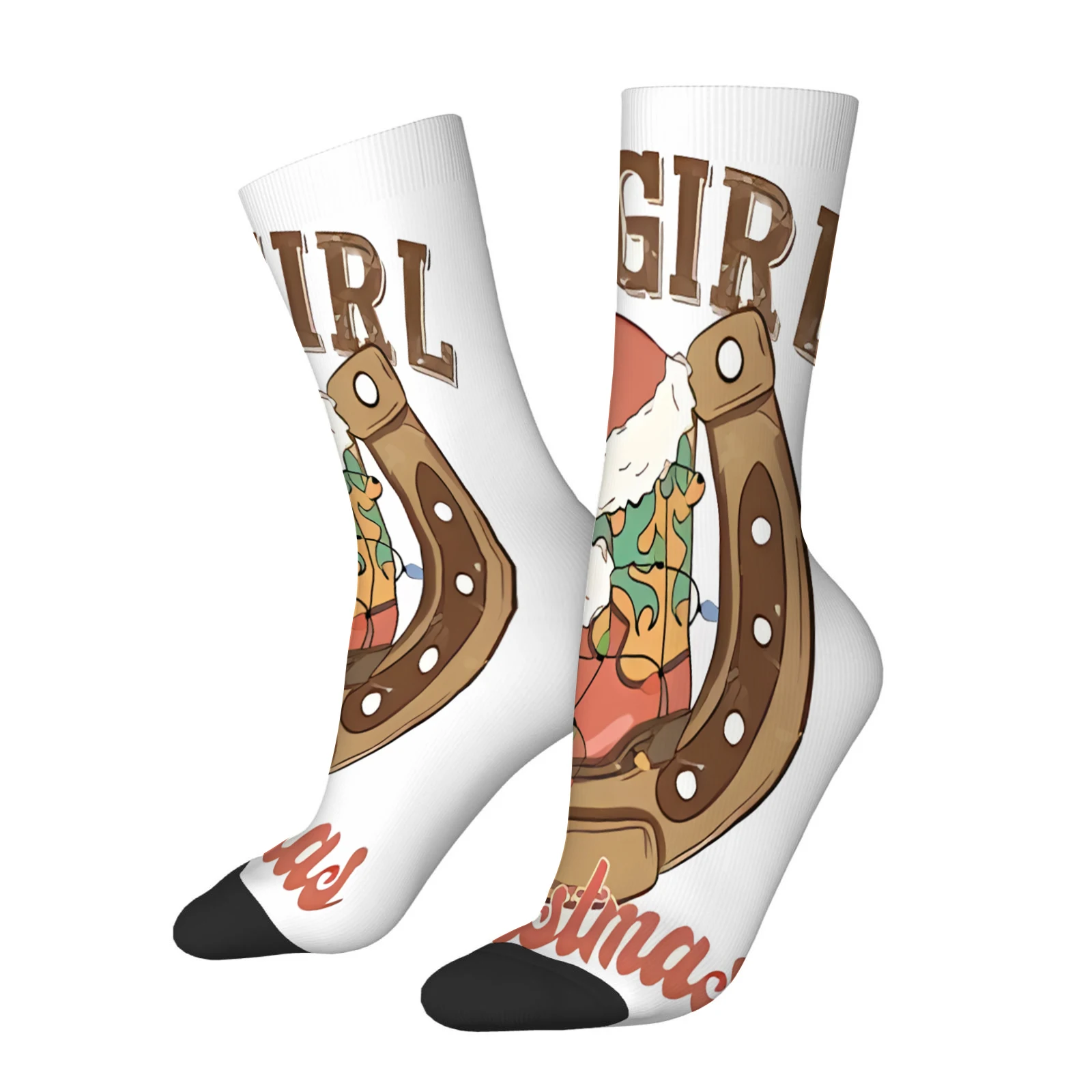 

1 пара новых носков, модный узор, тканый полиэстер и спандекс, мягкие и удобные носки для отдыха, дышащие, впитывающие пот