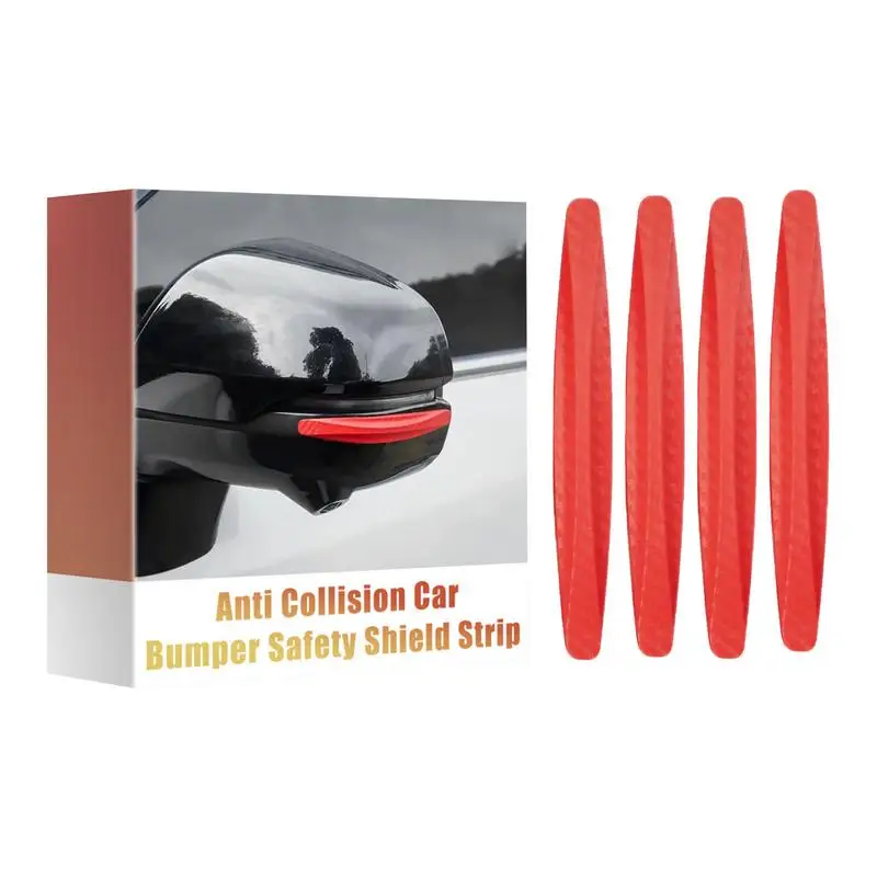 4pcs Car Door Guards Protector  Automotive Waterproof Anti Collision Bumper guards Vehicles String Adhesion Corners Strips