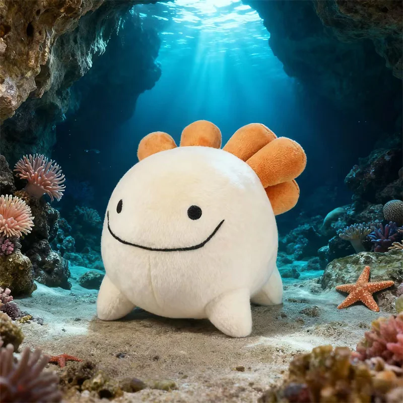 22 سنتيمتر Kawaii أنيمي Deepwoken شاركو لعبة أفخم الكرتون قنديل البحر يبتسم كبير الفم السمندر لينة البحر الحيوان الحياة لعبة طفل هدية #1
