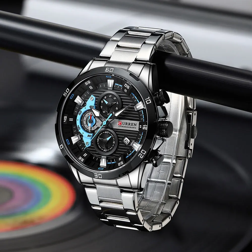 Reloj CURREN para Hombre Casual en Acero Inoxidable