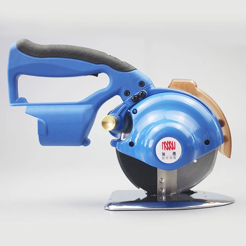 Handheld Fabric Cutter Round Cutting Machine Rechargeable Cloth Cutting Machine for Garment/Sewing/Textile100/110/125mm