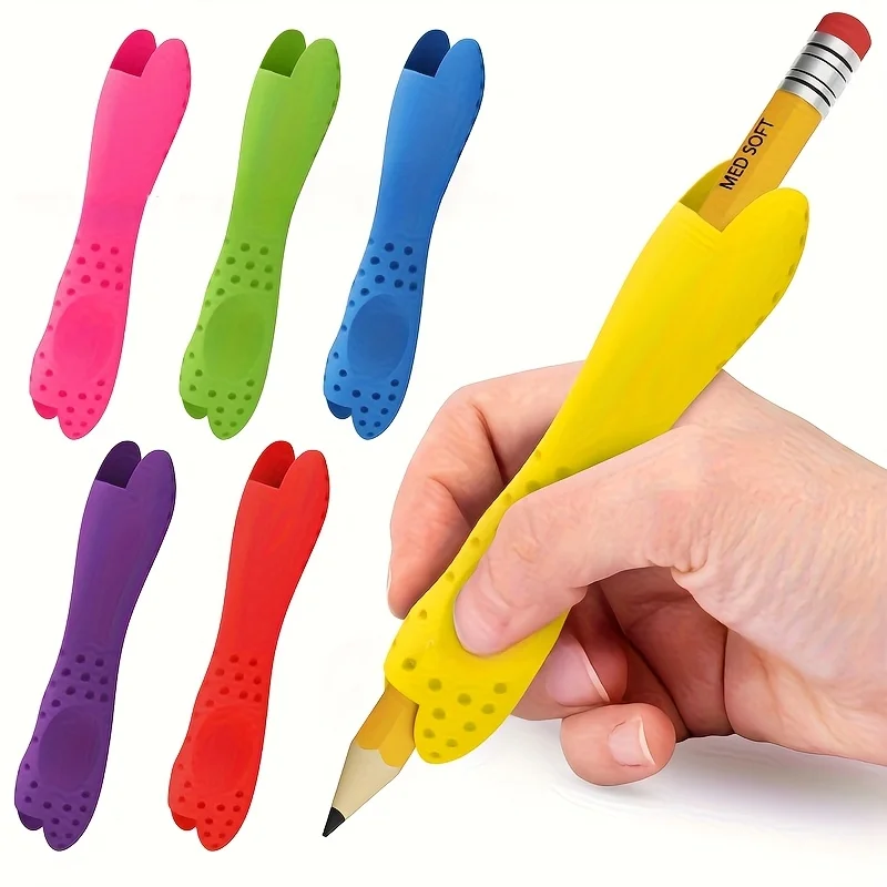 

Ergonomic Pen Grip Writing Aid Grip Pencil Holder Grip for Kids Adult Writing,Enhances Grip Control,Writing Tools for Beginners