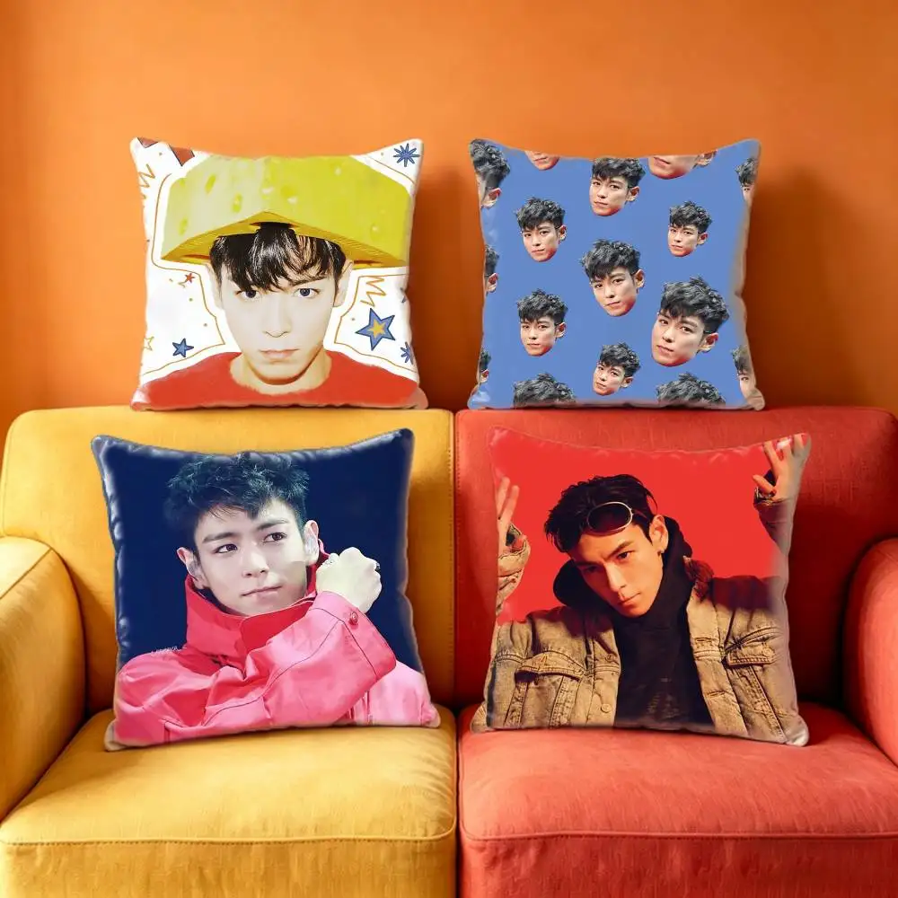 Pop Singer Choi S-Seung HyunS  Pillow Case Sofa Living Room for Bedroom car Headboard Backrest Cushion Square Cushion Nap Time