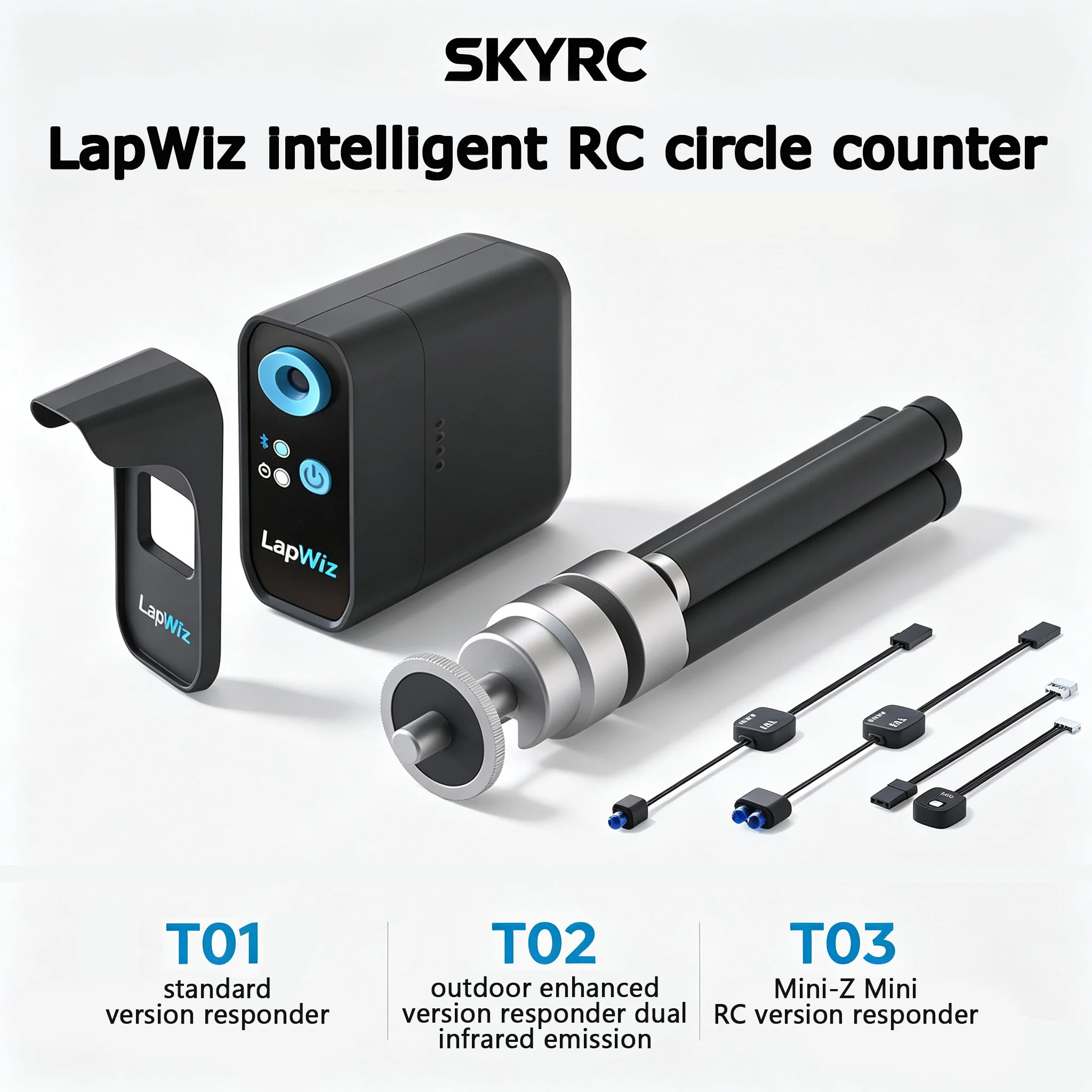 SKYRC LapWiz Precision RC Lap Counter Timing System T01 Standard T03 Mini-Z Combo for 1/10 On Road Racing Car Upgrade Parts