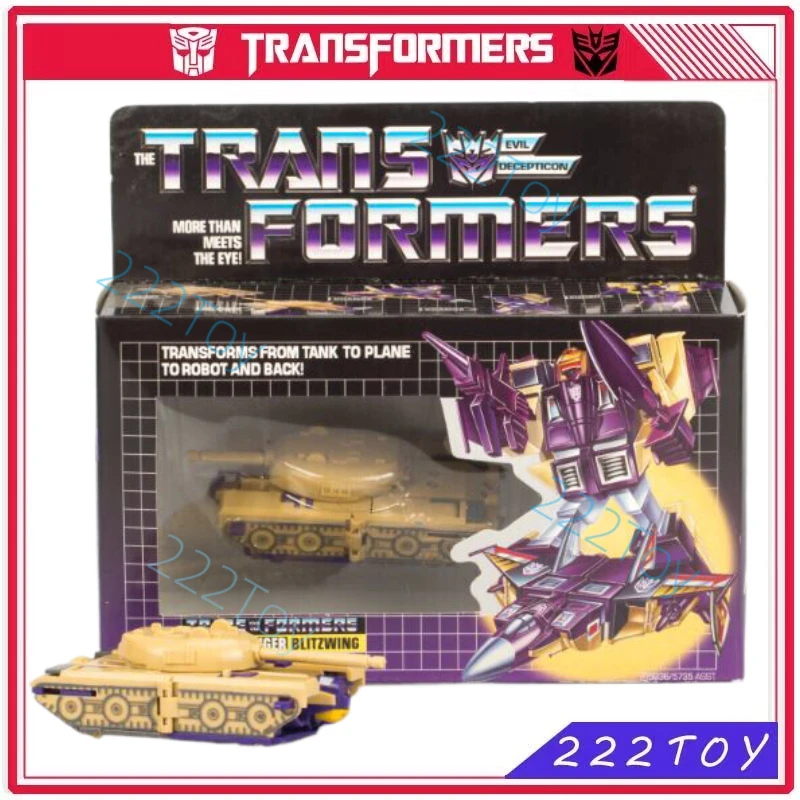 

In Stock Transformers Toys Classic G1 Reissue KO Edition Blitzwing Anime Model Action Figures Robot Toy Collectibles Hobbie Gift