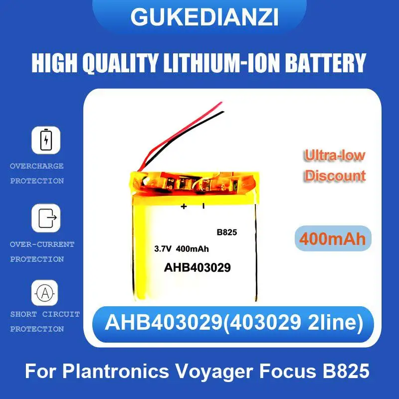 Battery For Plantronics K100 LIS1427HEPCC LIS1427NHPCC Sony MDR-DS6500 MDR-XB950BT Voyager Focus B825 Explorer M20 M50 M70 M90