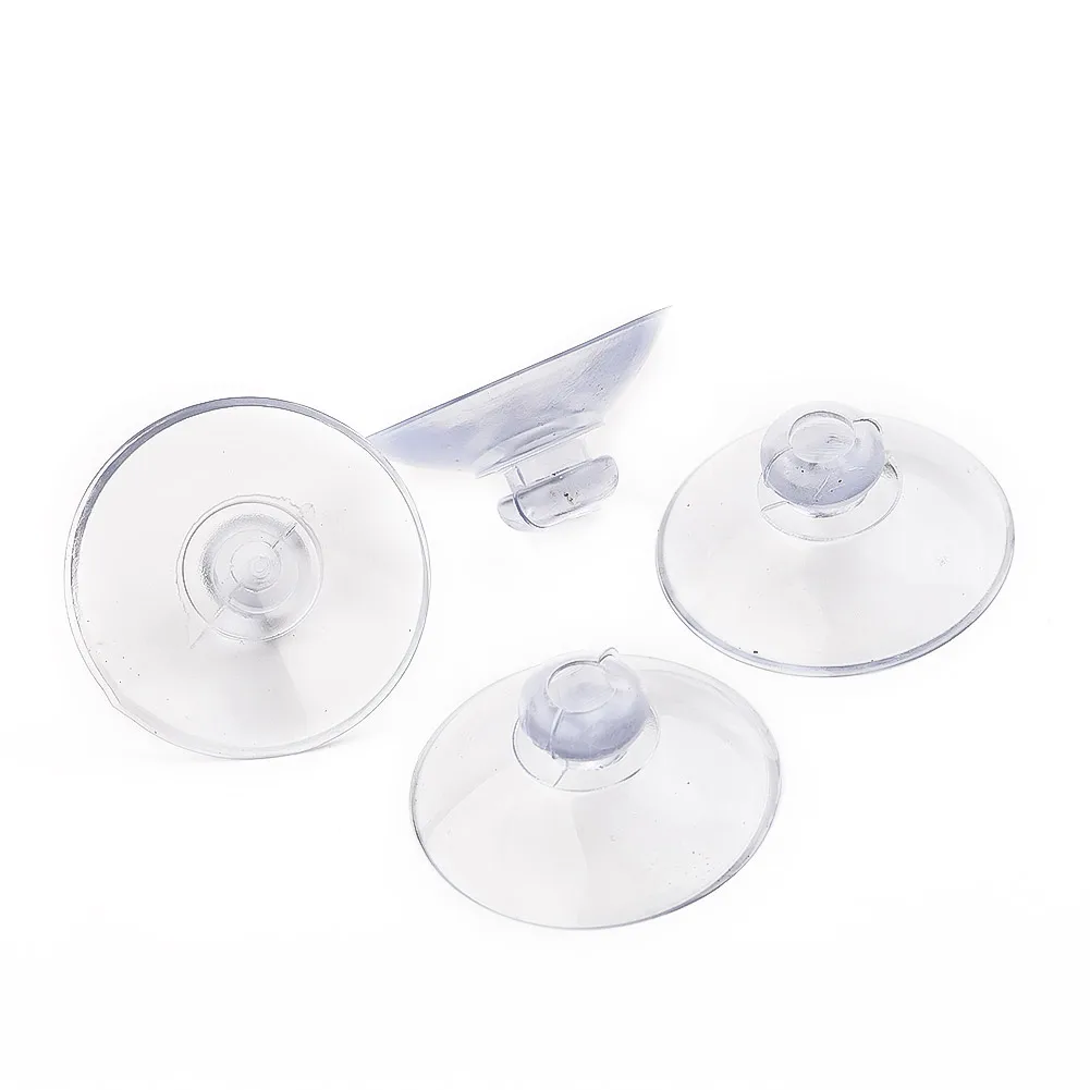 Ornament Suction Cup PVC Hooks 20mm/25mm/40mm PVC Bathroom Clear Plastic Glass Suckers Suction Cups Wide Range