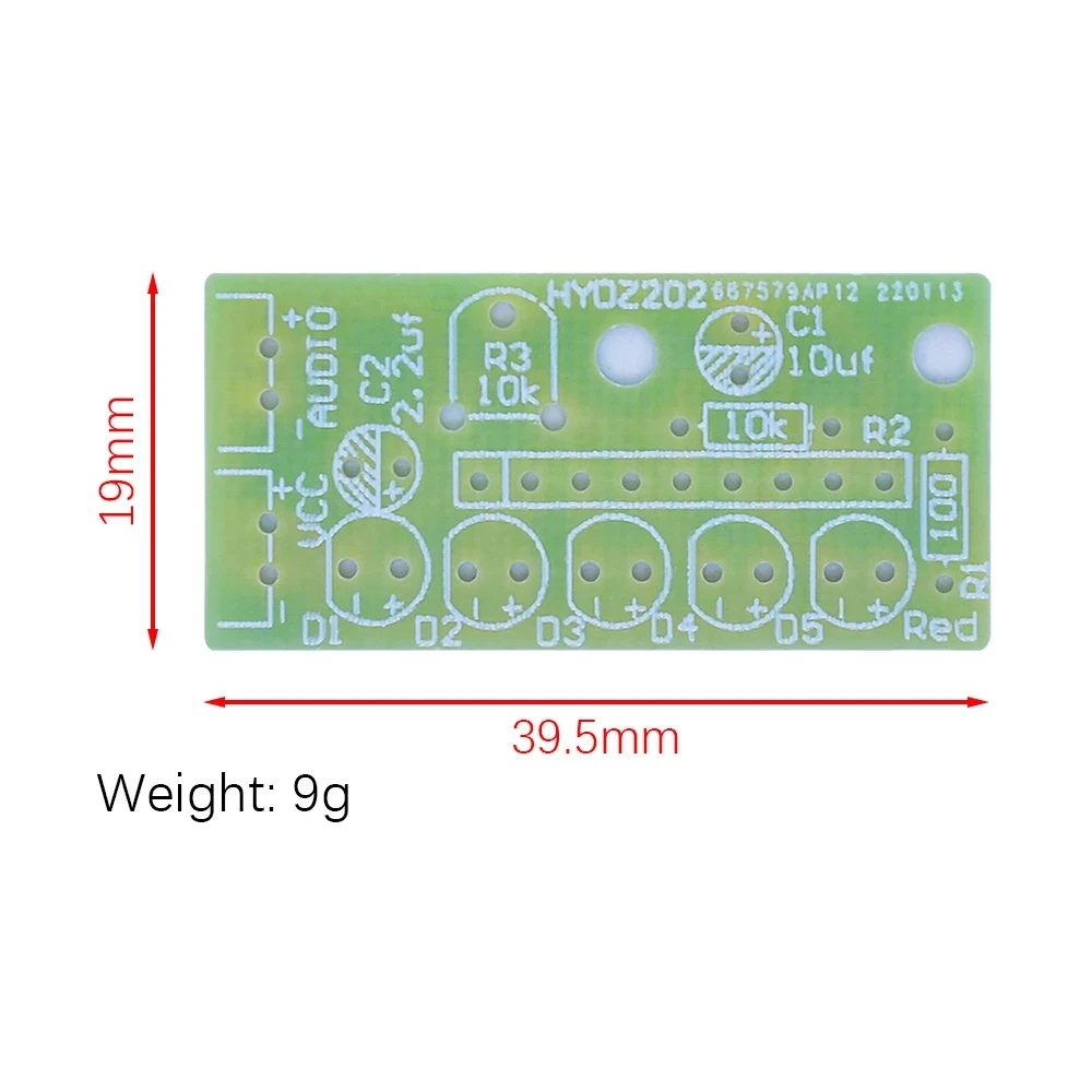 KA2284 Audio Level Indicator Module Suite Trousse Electronic Parts 5mm RED Green LED Level Indicating Board DIY Kits