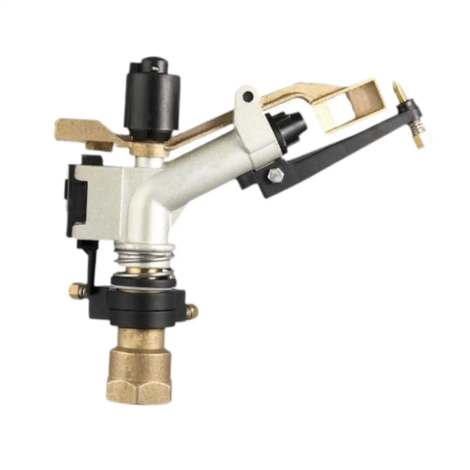 Metal Lawn Sprinkler Nozzle Automatic Rotating Garden Irrigation Head for Big Farm Watering System