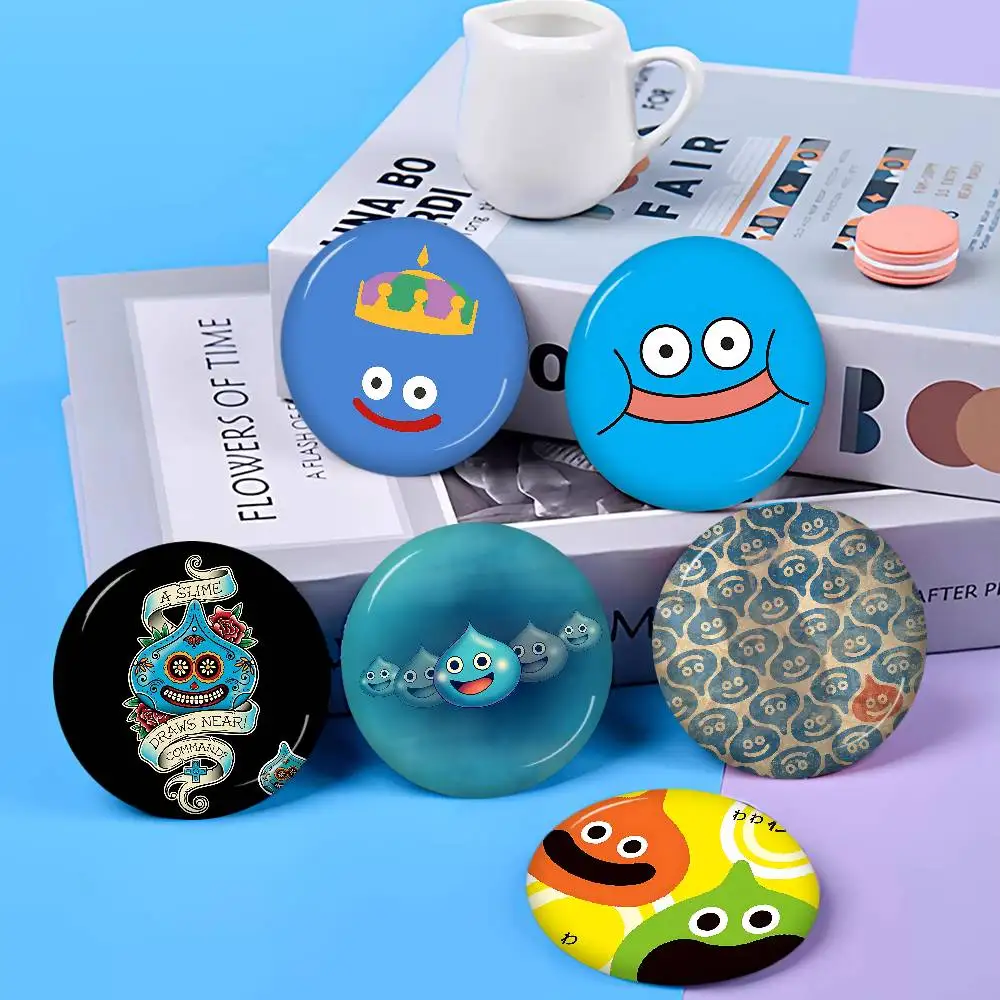 Game D-Dragon Quest 58mm Animals Funny Brooches Badge Backpack Clothes Gift Accessory