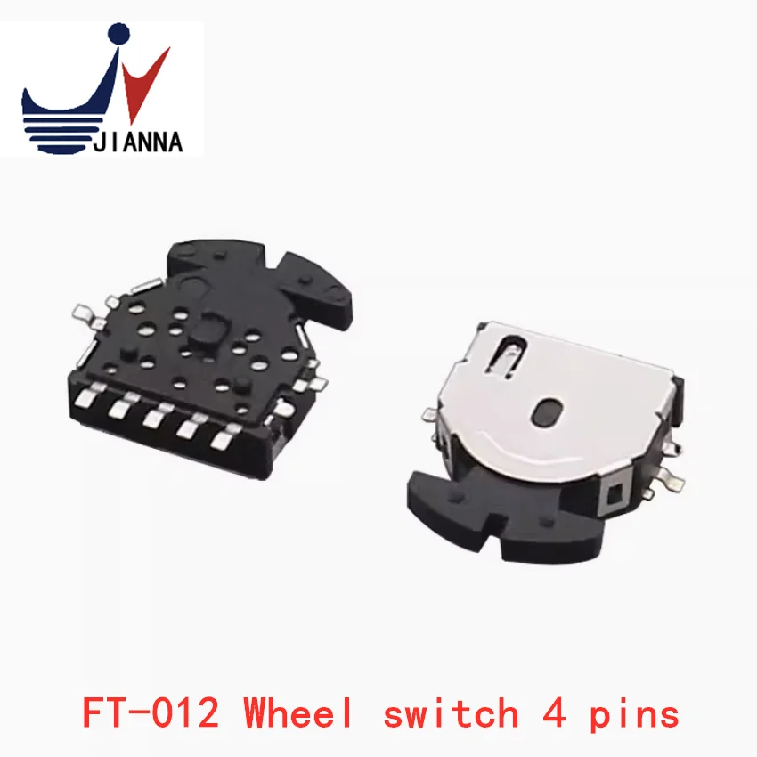 FT-012 Wheel switch 4-pin multi-function wave wheel reset wheel switch left and right shake switch button