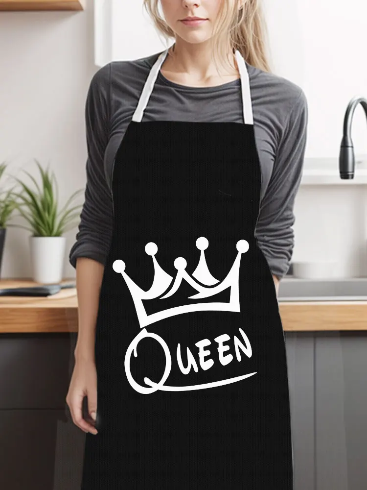 Mr Mrs Kitchen Aprons Couple Waist Bib Apron Household Cleaning Clothing Chef Baking Cooking Accessories Pinafore Wedding Gift