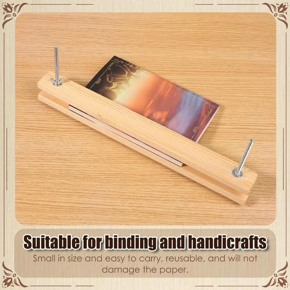 DIY Bookbinding Flat Paper Press Machine Practical Convenient Bookbinding Press Sturdy Book Press Pad Book Binding Kit School