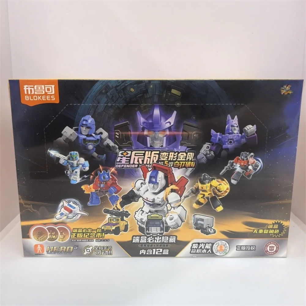 

New Blokees Transformers One Galaxy Version 8 Blind Box Unicron Optimus Prime Metroplex Gnaw Hot Rod Assembled Movable Models
