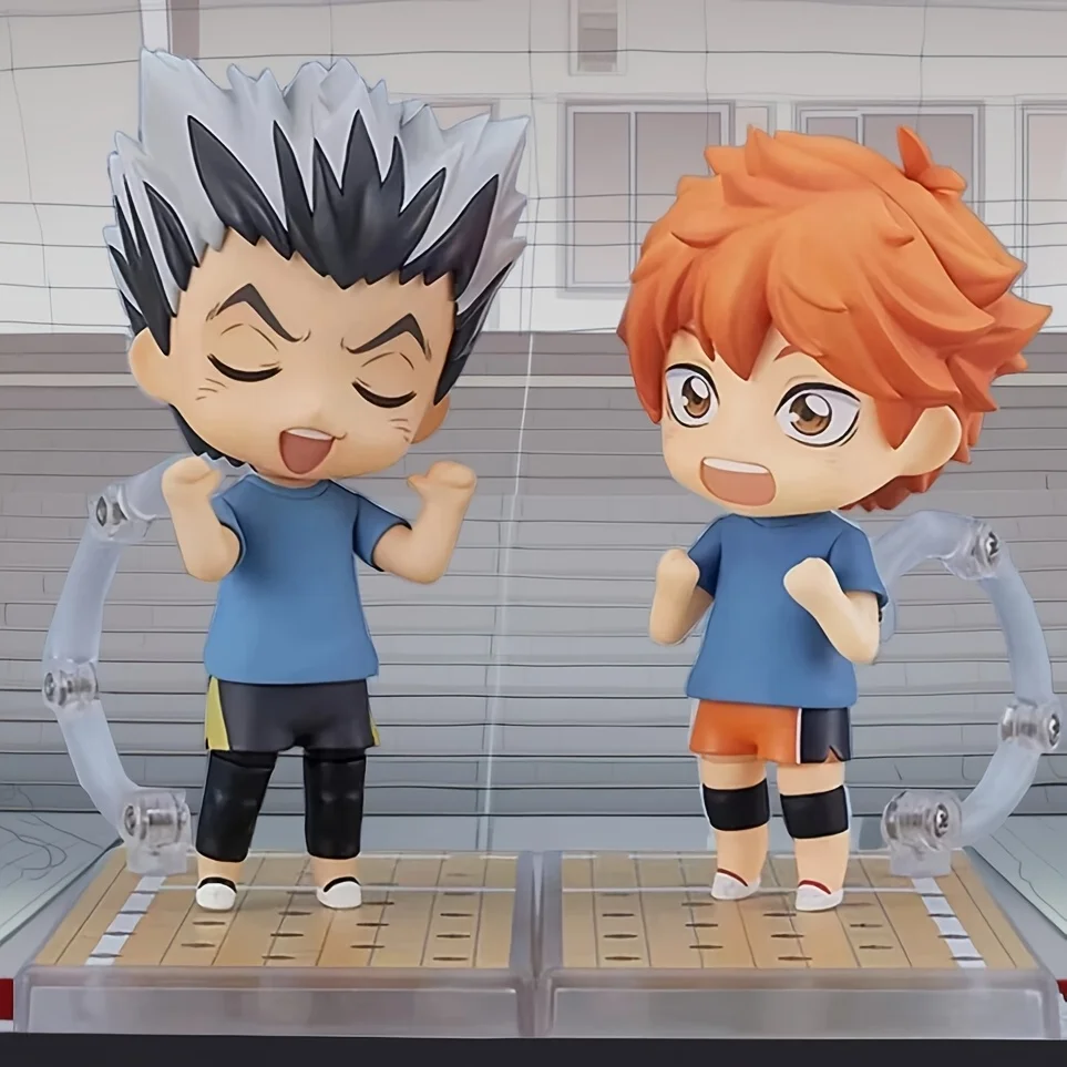 

A chibi-style character from a popular anime or game, with interchangeable hands and face, available as a statue, figurine, mode