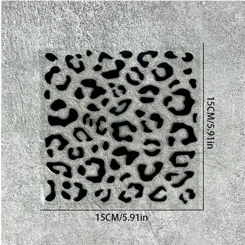 1pc Leopard Print Vinyl Stickers Waterproof Decals for Car Rearview Mirror Triangle Window Motorcycle Decor