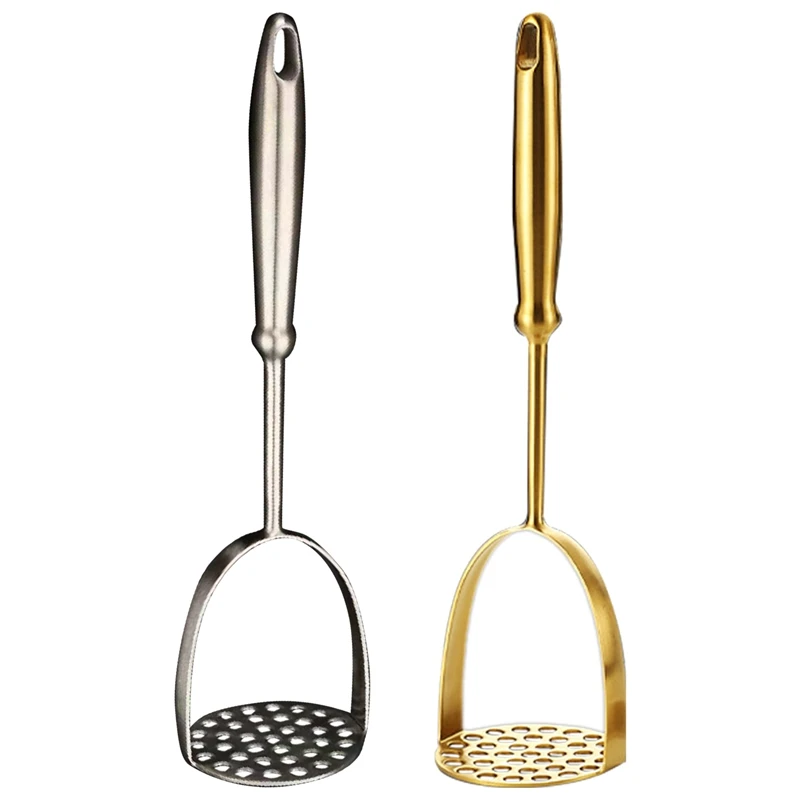 Stainless Steel Potato Masher Household Potato Press Manual Multifunctional Masher Masher