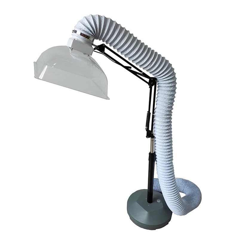 데스크탑 뜸쑥 연기 흡수기, 360 °   HEPA 필터가 장착된 회전식 공기청정기, 스마트 냄새 제거 장치 클리닉 침술 세션