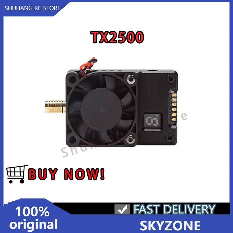 SKYZONE ATOMRC TX2501 5.8G/4.9G Antenna 2.5W VTX with Video Transmitter CNC Case SMA Connector Heat Dissipation for RC FPV Drone