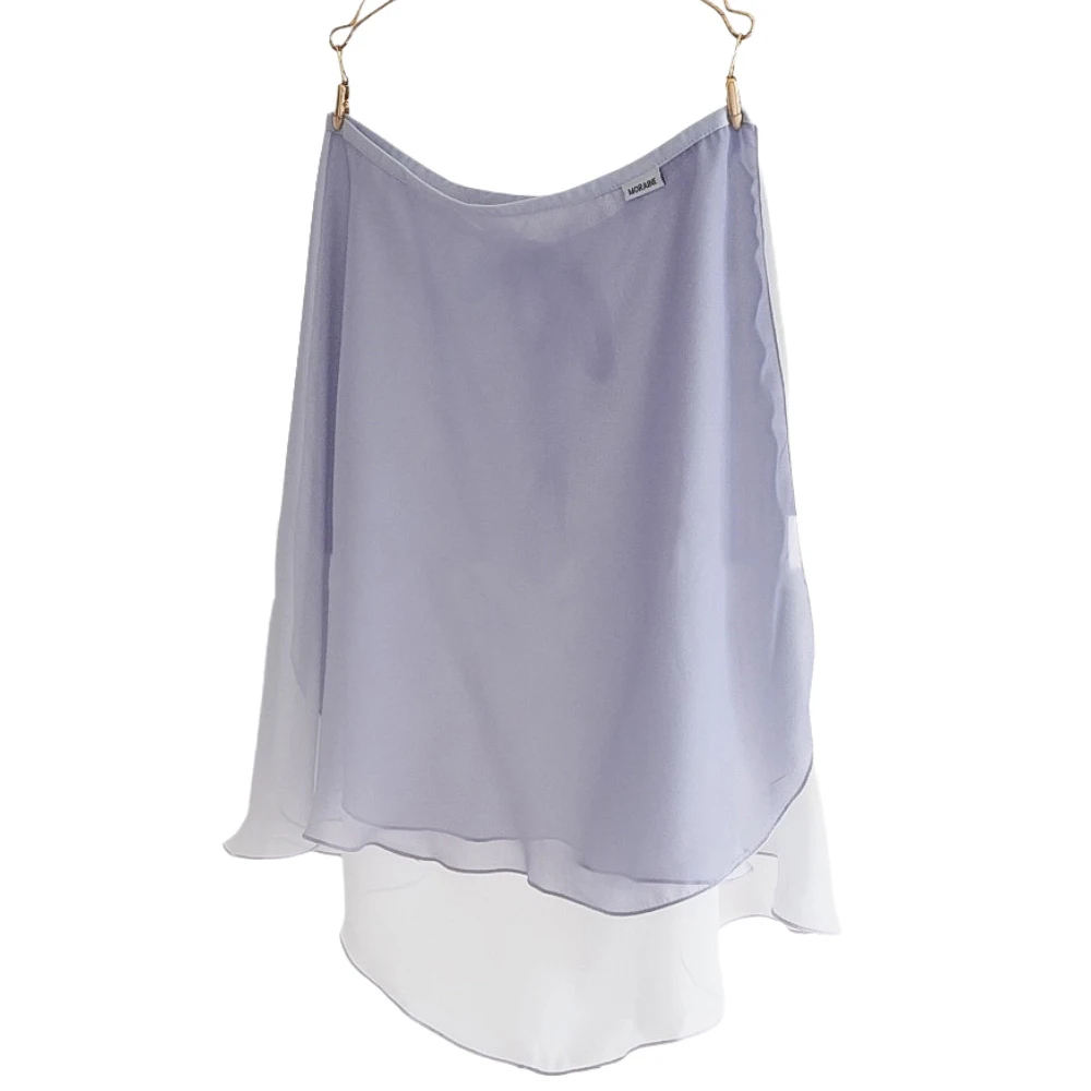 رقص الباليه للنساء ممارسة الجمباز أداء اللباس الكبار اليوغا ضباب الأرجواني التدرج التدريب تنورة #6