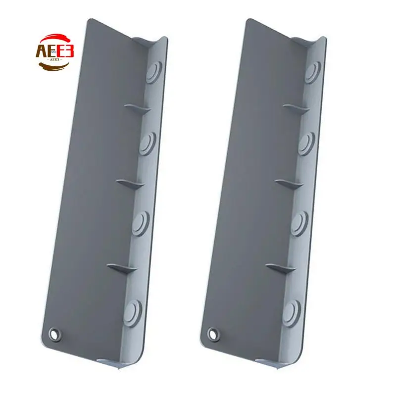 AEE3-2PCS Sink Splash Guard With Strong Suction Cup Premium Silicone Sink Water Splash Guard Soft Anti Water Splatter Protector