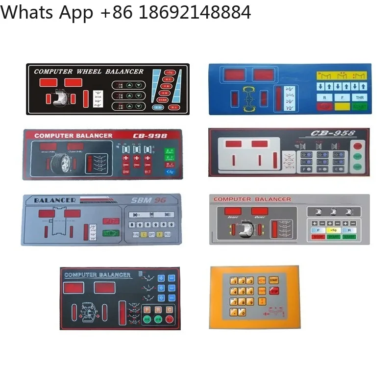 Various models of tire balancer  button board, dynamic balancer, touch switch, control panel display screen