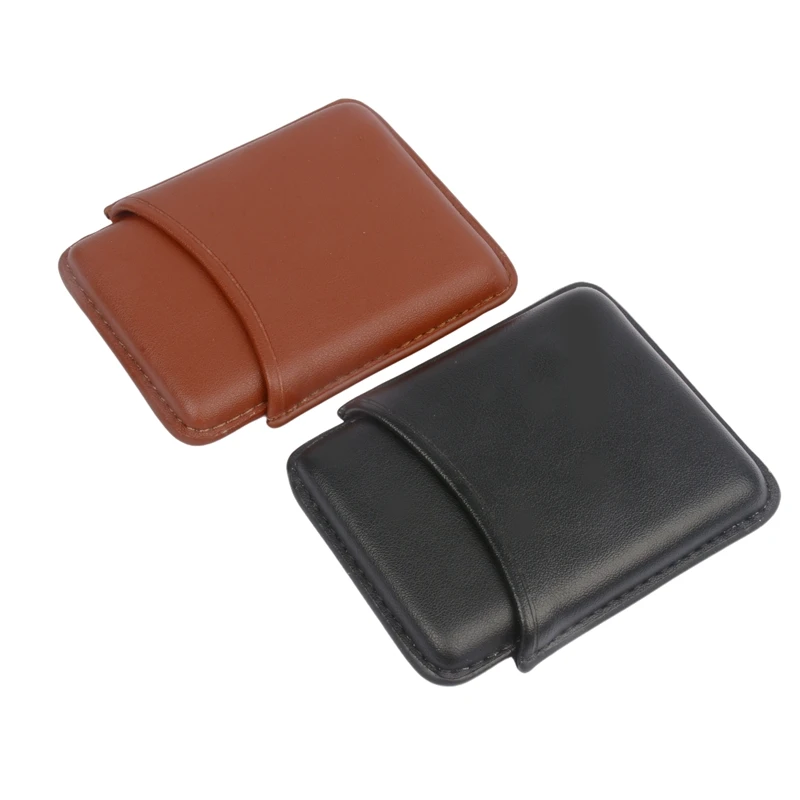 

30R Mini Cigar Case 5 Tubes Leather Cigar Holder for 3.5” Cigars 89mm Cigarettes Pocket Size Travel Pouch Accessory Gift For Men