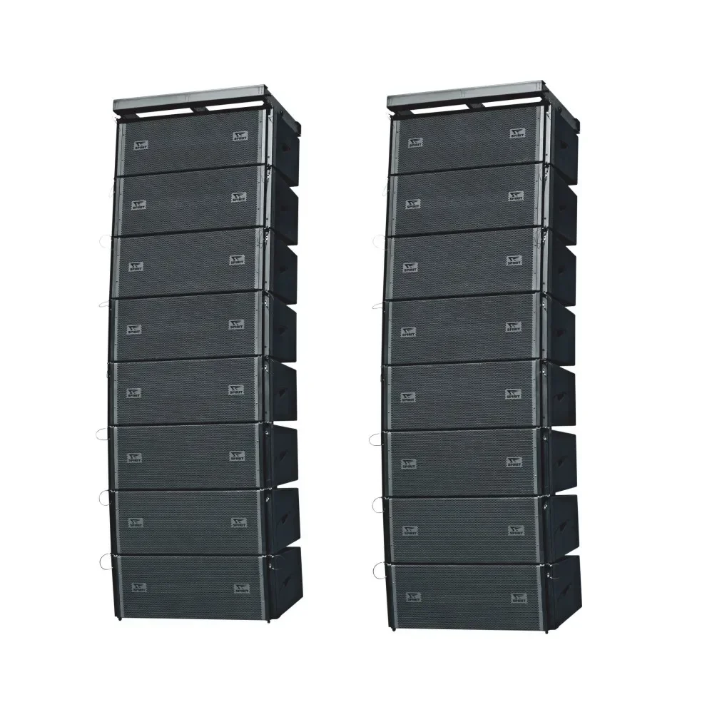 ملحقات مكبر الصوت ثلاثية الاتجاهات مع 1 × 12 بوصة LF، 2 × 6.5 بوصة MF، 2x3 بوصة HF غطاء 90 E1253 مكبر صوت
