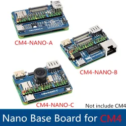 Raspberry Pi CM4 Nano Base Board  USB CSI DSI Mini HDMI-Compatible Gigabit Ethernet RJ45 Same Size as the CM4 for RPI